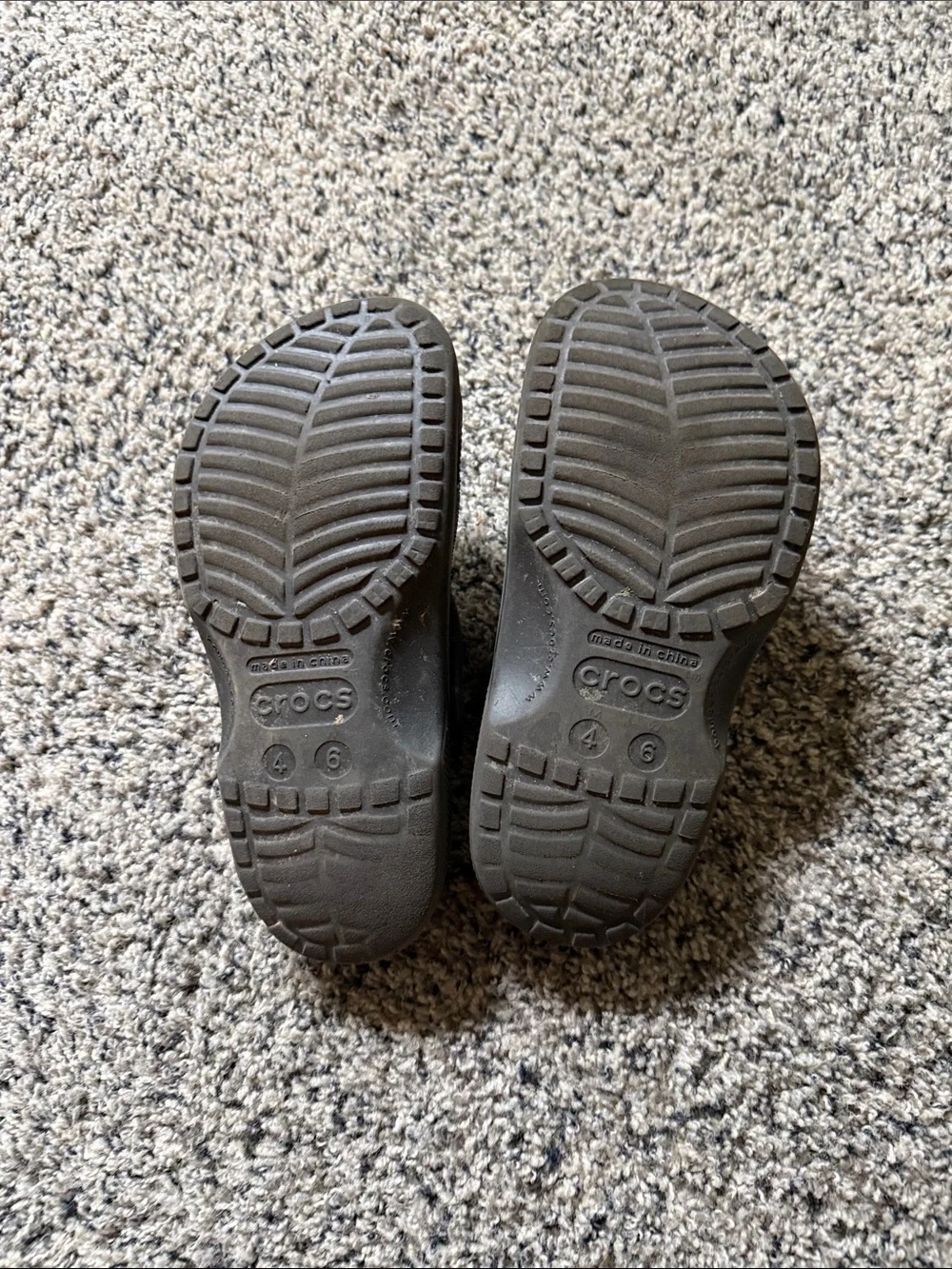 CROCS Kids Black Classic Clog Sandals